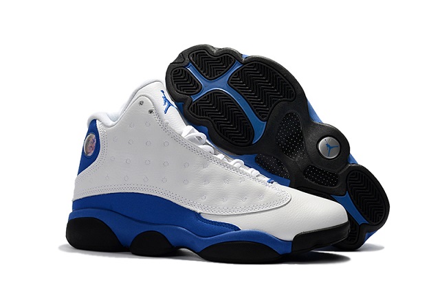 Women Air Jordan 13 Retro Hyper Royal White [Women Jordan Shoes 13 30]